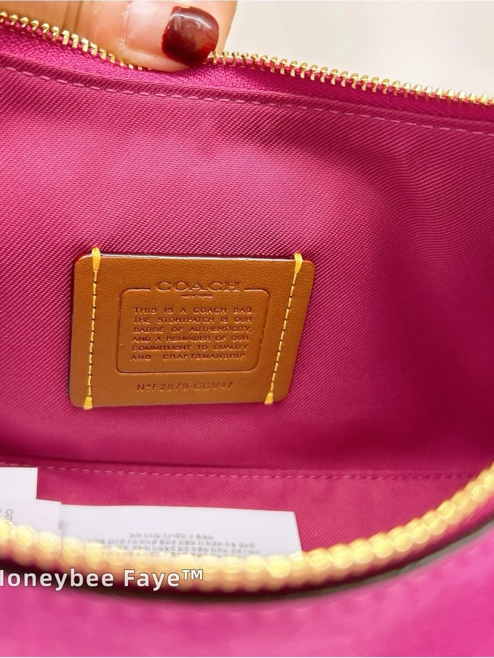 Coach EmeiliaSuede Shoulder Bag in Hot Pink